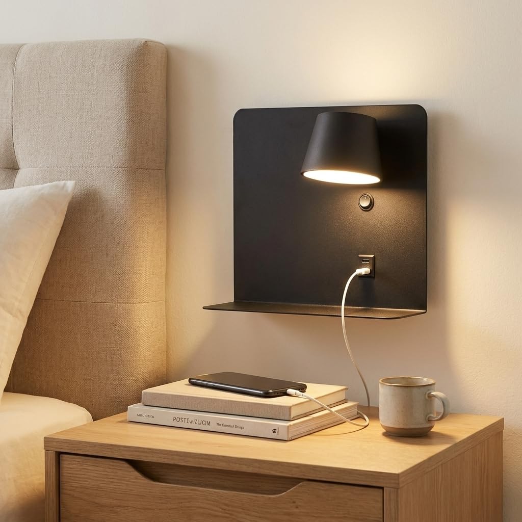 Applique Murale LED Orientable 6W au Design Moderne en Aluminium