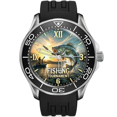 Big Catch Fishing Wrist Watch Angler Gift Beautiful Sport Style
