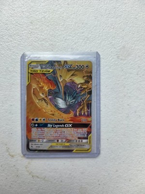 Pokémon TCG Holo Rare Moltres and Zaptos and Articuno Gx Tag Team NM/M 44/68