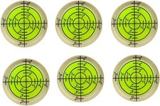 6 Pcs Bubble Spirit Level, 32X7Mm Circular Le...