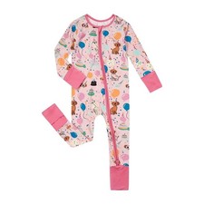 Unisex Baby Viscose Footless Pajamas with Mittens and Feet Cuffs 2 Way Zipper...