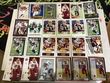 (65) Santana Moss Football Cards Base RC Rookies Redskins Lot Collection