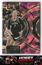 2024 Panini Select WNBA #102 Alysha Clark Prizms Pink Ice