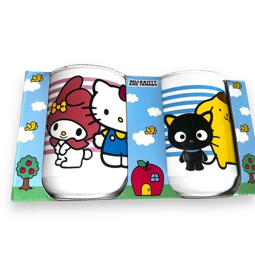 Hello Kitty And Friends Sanrio Ceramic Coffee Tea Cups Mugs Set Of Two 12 ounce - Picture 1 of 6