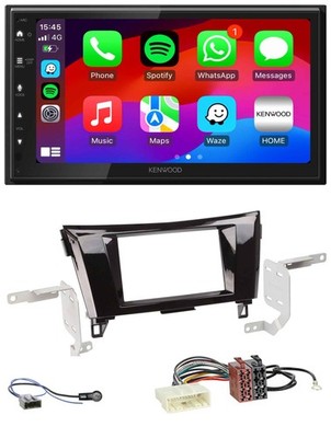 Kenwood MP3 USB DAB 2DIN Bluetooth Autoradio für Nissan Qashqai X-Trail ab 14