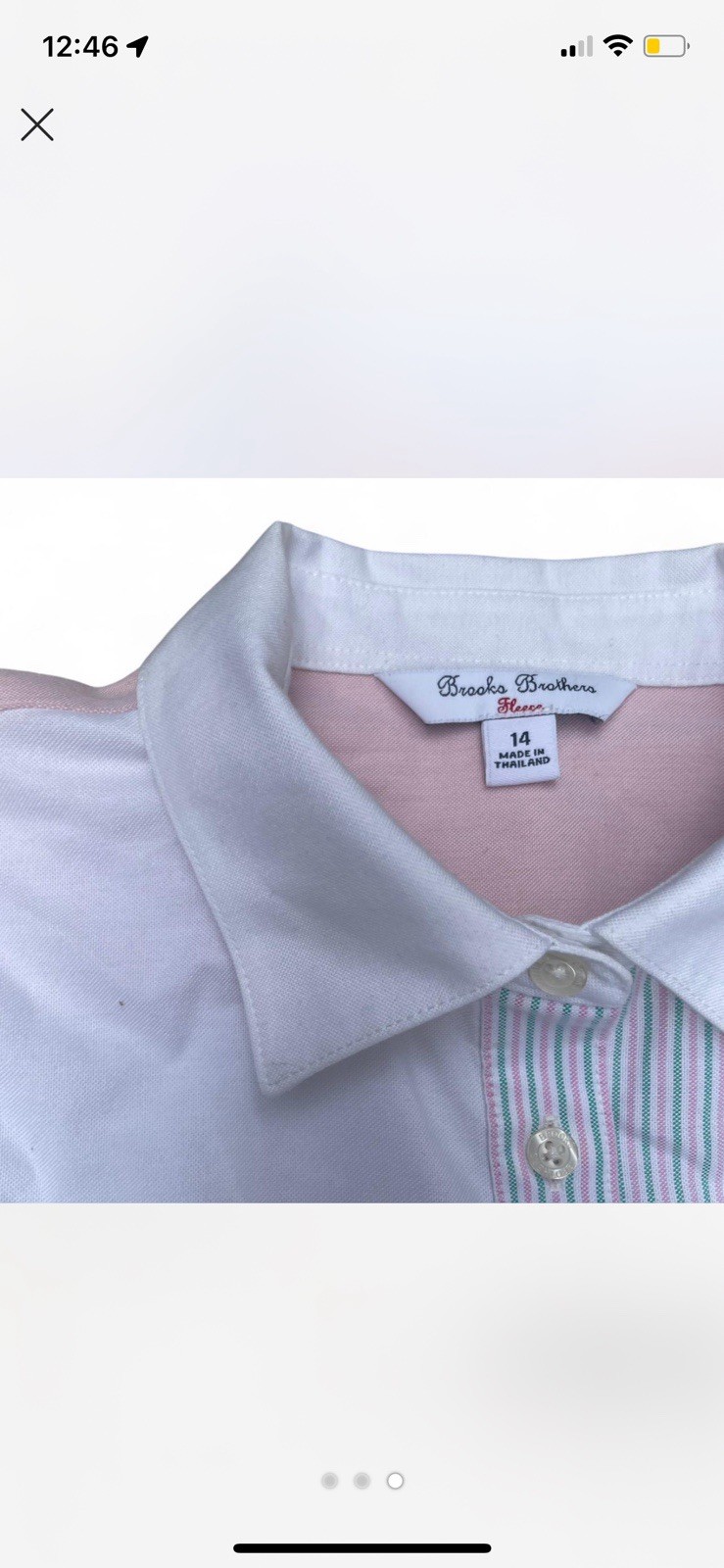 Brooks Brothers Preppy Dress With A Asymmetric Flow - Size 14 - Small Mark Seen image 3