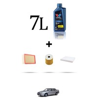 Hoffcar Wartungsset 3 Filter Und 7L ÖL FüR Volvo S70 2.5 103KW Ab 1999