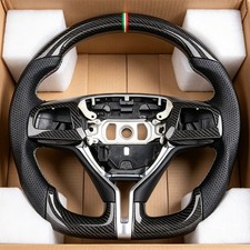 Real Carbon Fiber Steering Wheel For Maserati Levante Ghibli 2016-2024 Real Carbon Fiber Steering Wheel For Maserati Levante Ghibli 2016-2024