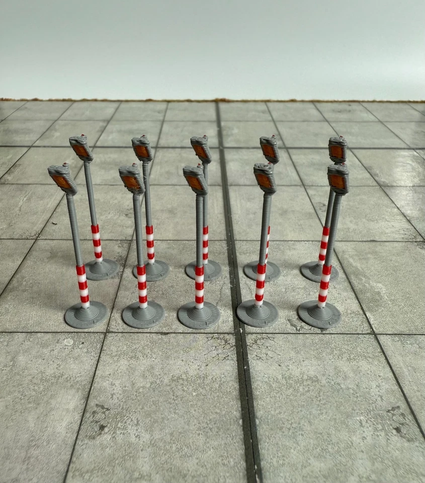 für Herpa Wings 1:500 / 1:400 10x Flutlichtmasten Floodlight /Airport Accessoire