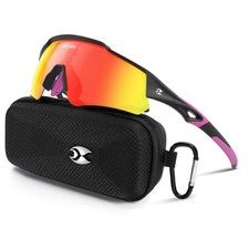 Sports Polarized Sunglasses for Men: Womens Cycling Sun Glasses UV400 Protect...