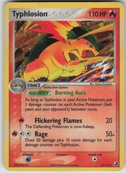 Typhlosion 17/115 EX Unseen Forces Holo Rare