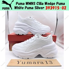 Puma WMNS Cilia Wedge Puma Blanco Puma Plata 393915-02 Mujer Talla