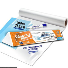 Clear Repositionable Dry Erase Sheets 30X20 For Home Office School Art Projects