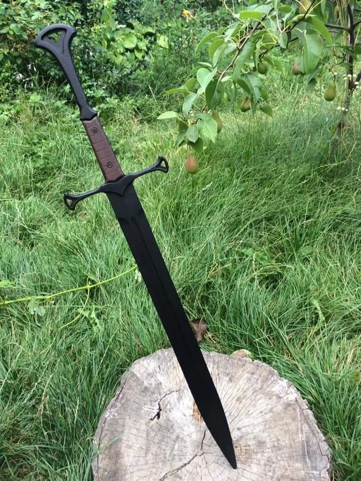 Hand Forged High Carbon Steel Viking Sword Sharp Battle Ready Medieval Sword - Image 4 of 4