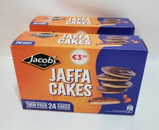 Jacobs Jaffa Cakes TWO Twin Packs Chocolate Biscuits 48 Cakes total 600 gms
