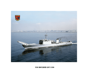USS BRISTOL COUNTY LST 1198 USN Navy Naval Ship Photo Print