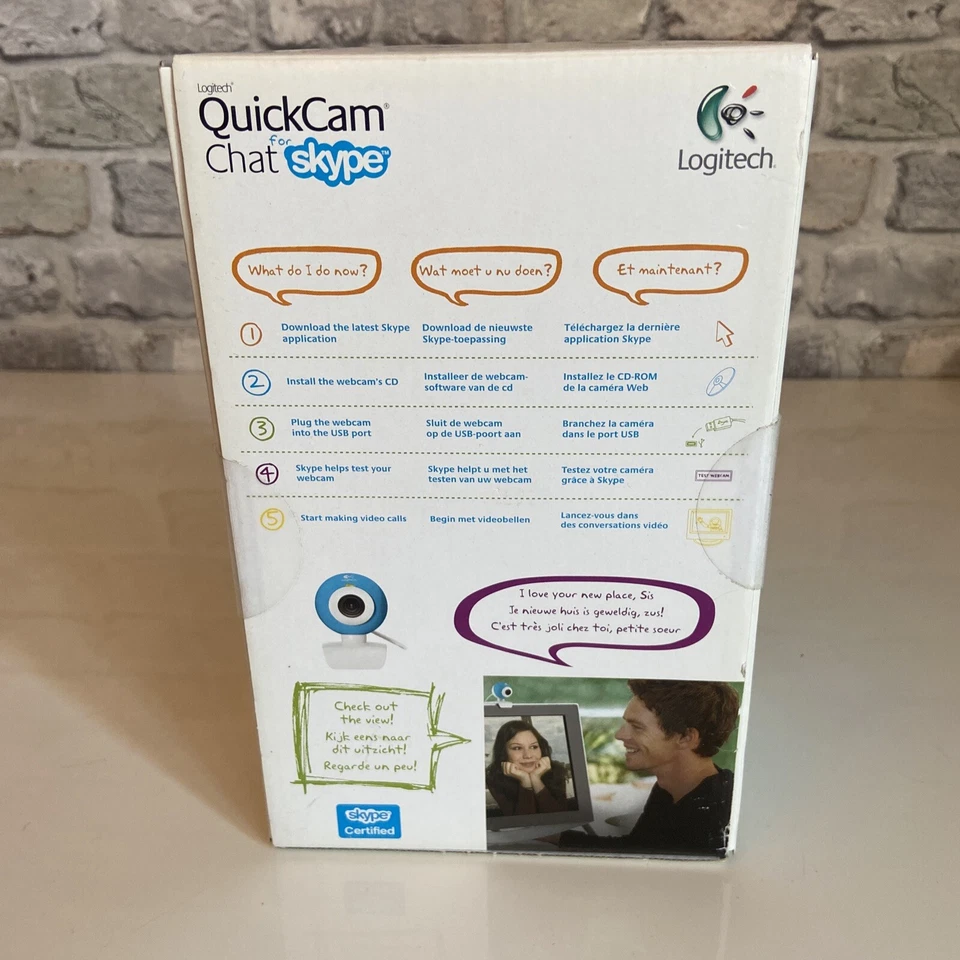 Logitech Quickcam Chat for skype webcam - New / Sealed (2006) - Image 4 of 4