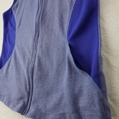 Columbia Zip Vest Shirt Womens L Hood Top Yoga Hike Lounge T Open Pockets Large - Picture 4 of 9