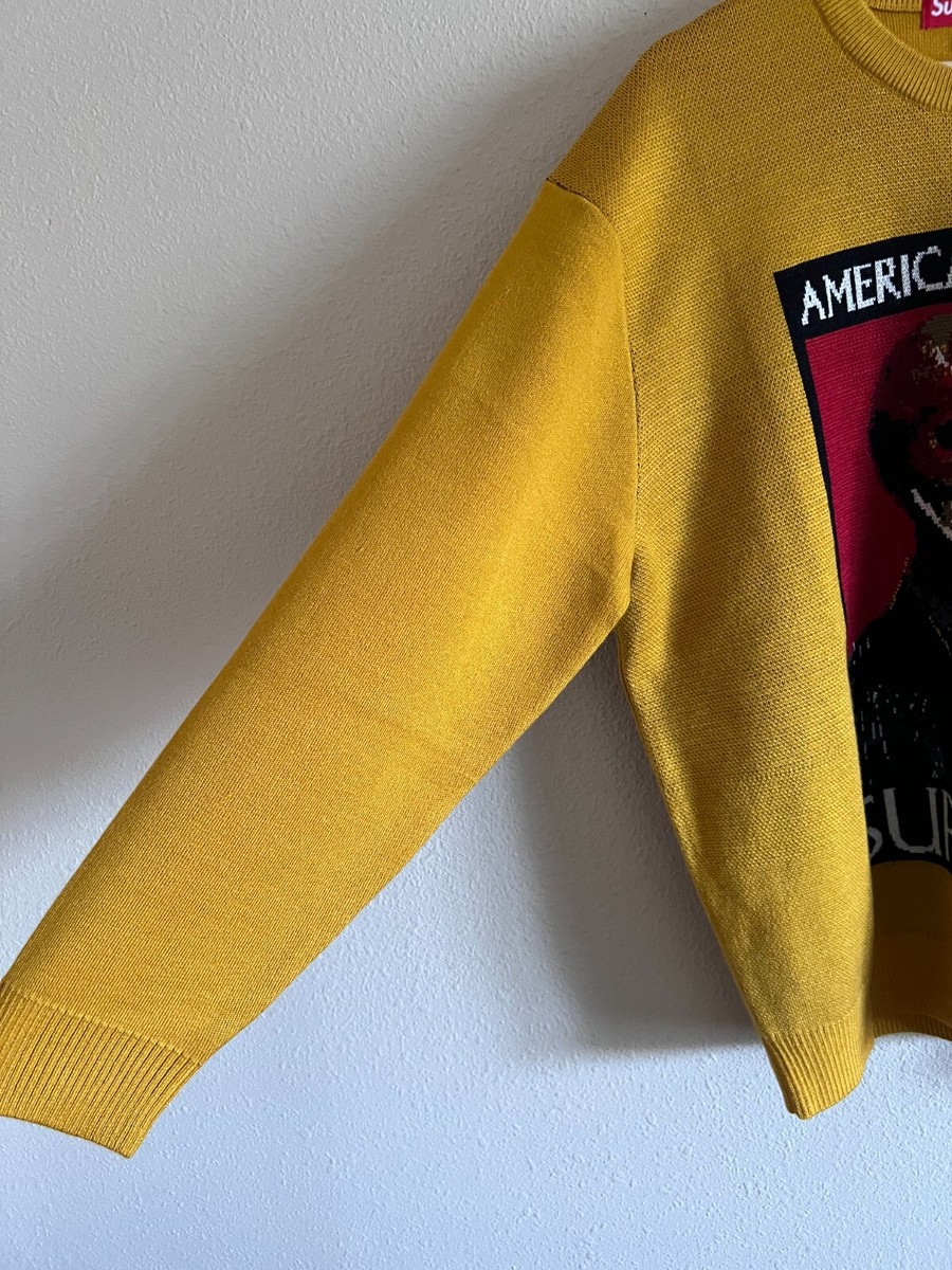 Supreme American Psycho Sweater 2023AW 黄 Supreme American