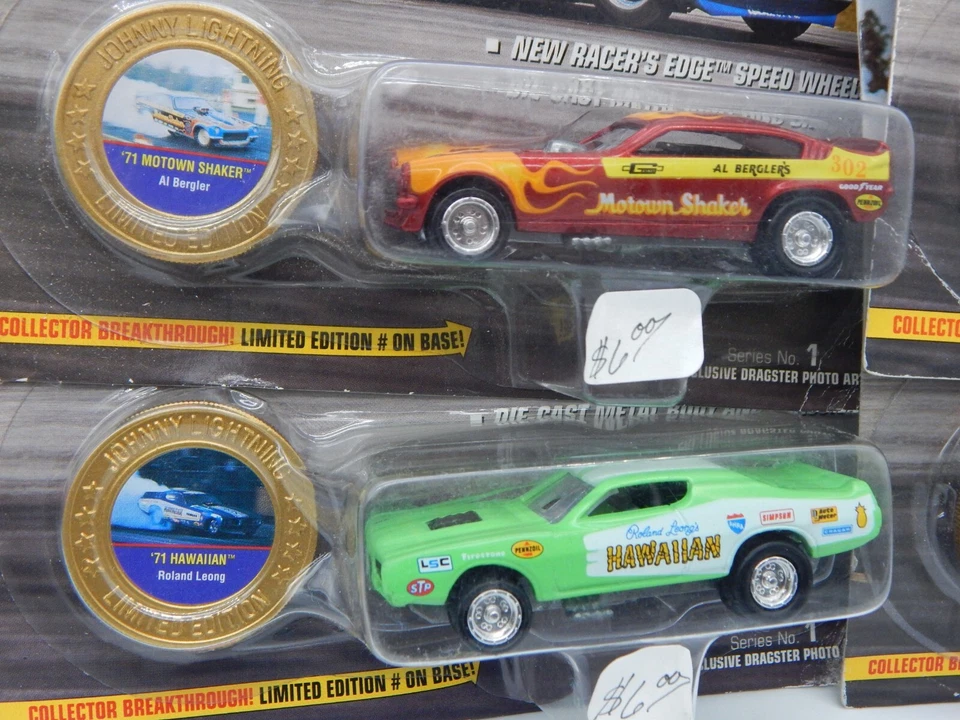limited 1/64TH Diecasr Johnny Lightning Dragsters USA NHRA. LOT OF 6 (RTC902) - Image 3 of 4