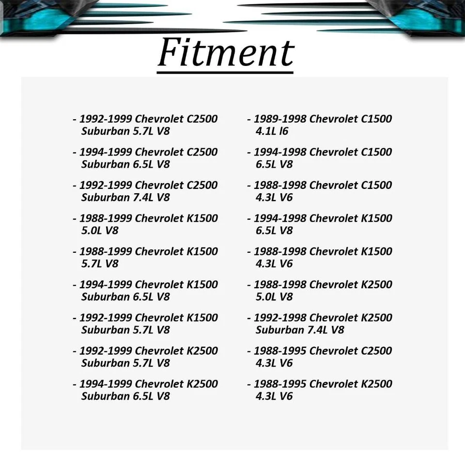 2x Amortiguador de dirección delantero Monroe para Chevrolet C1500 1988 1989 1990 1991 1992 Foto 3 de 4