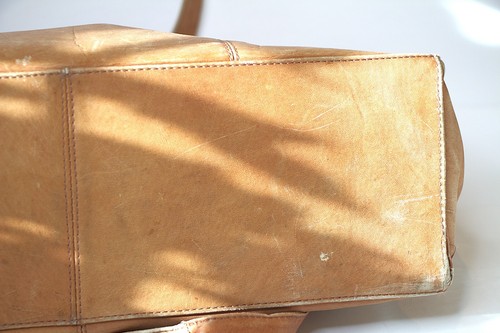 Borsa a mano grande Graffea in pelle beige elegante pulita pre-loved - Foto 10 di 19