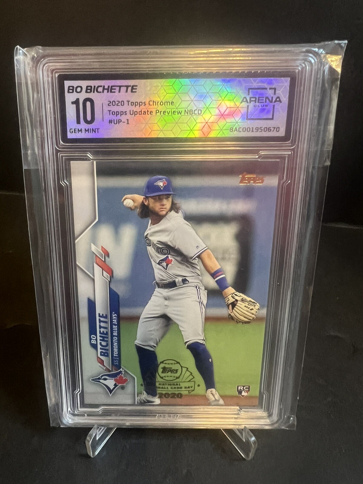 2020 Topps Chrome Update Preview Bo Bichette RC #UP1 Arena Club  10 NBCD Jays