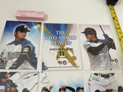 Shohei Ohtani BBM 2013 rookie F90 to F98 9 puzzle card set nippon