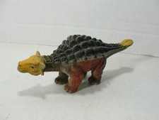 Vintage Green/Yellow Ankylosaurus Dinosaur Figure Toy