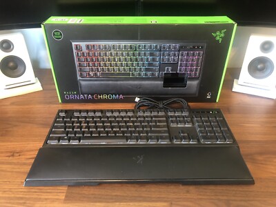 Razer Ornata Chroma RGB Mecha-Membrane Keyboard w/ Magnetic Wrist Rest