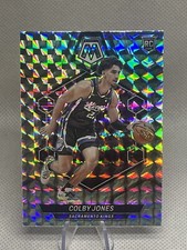 Colby Jones 2023-24 Panini Mosaic Base Mosaic Silver RC Kings #211 Kings