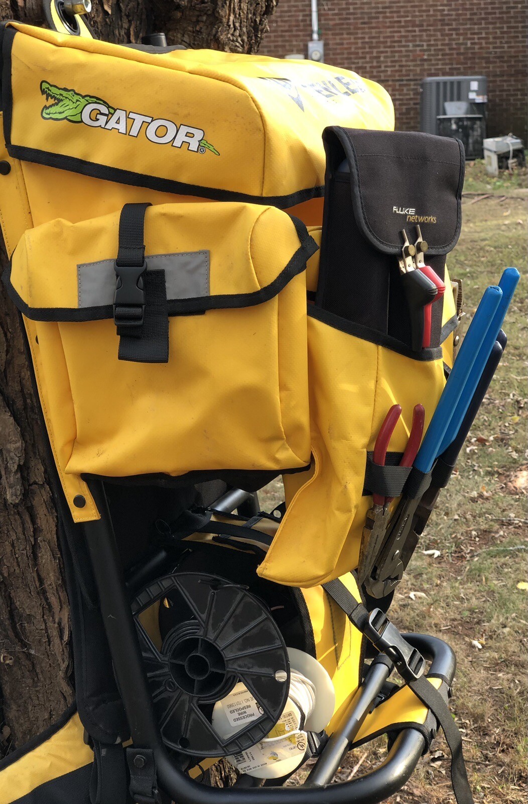 Greenlee Gator Electrician Tool and Material (wire) Backpack (tool bag