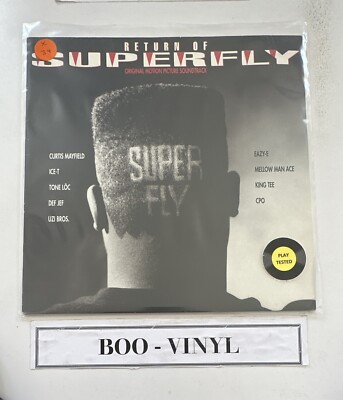 Various -Return Of Superfly Original Motion Picture Soundtrack  Lp Record EX/VG+