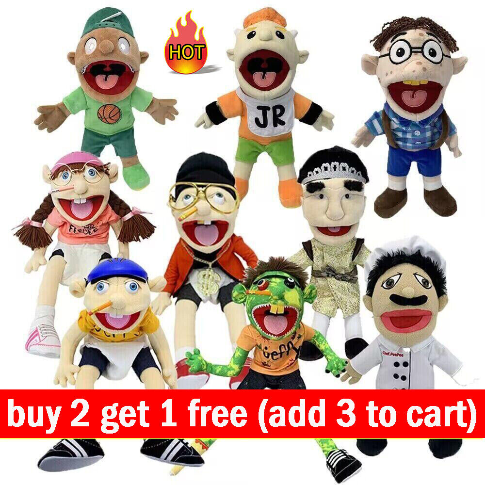 Jeffy Boy The Hand Puppet Pepe Plush Soft Stuffed Doll For Kids 38