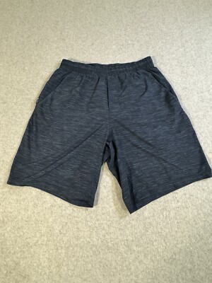 Lululemon Shorts Men's Medium T.H.E Short 9'' Linerless Active Iron Blue Navy