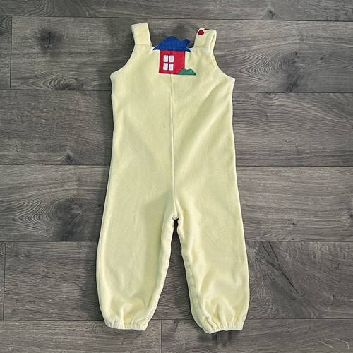 Florence Eiseman Yellow Terrycloth Infant Large Longall Romper READ
