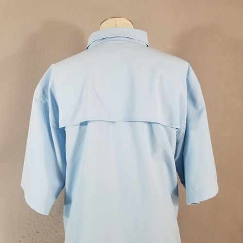Bimini Bay shirt men's 3XL blue short sleeve outdoor vented fishing - Picture 8 of 10