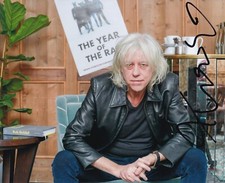 BOB GELDOF signed autograph 20x25cm PINK FLOYD in person autograph THE WALL COA