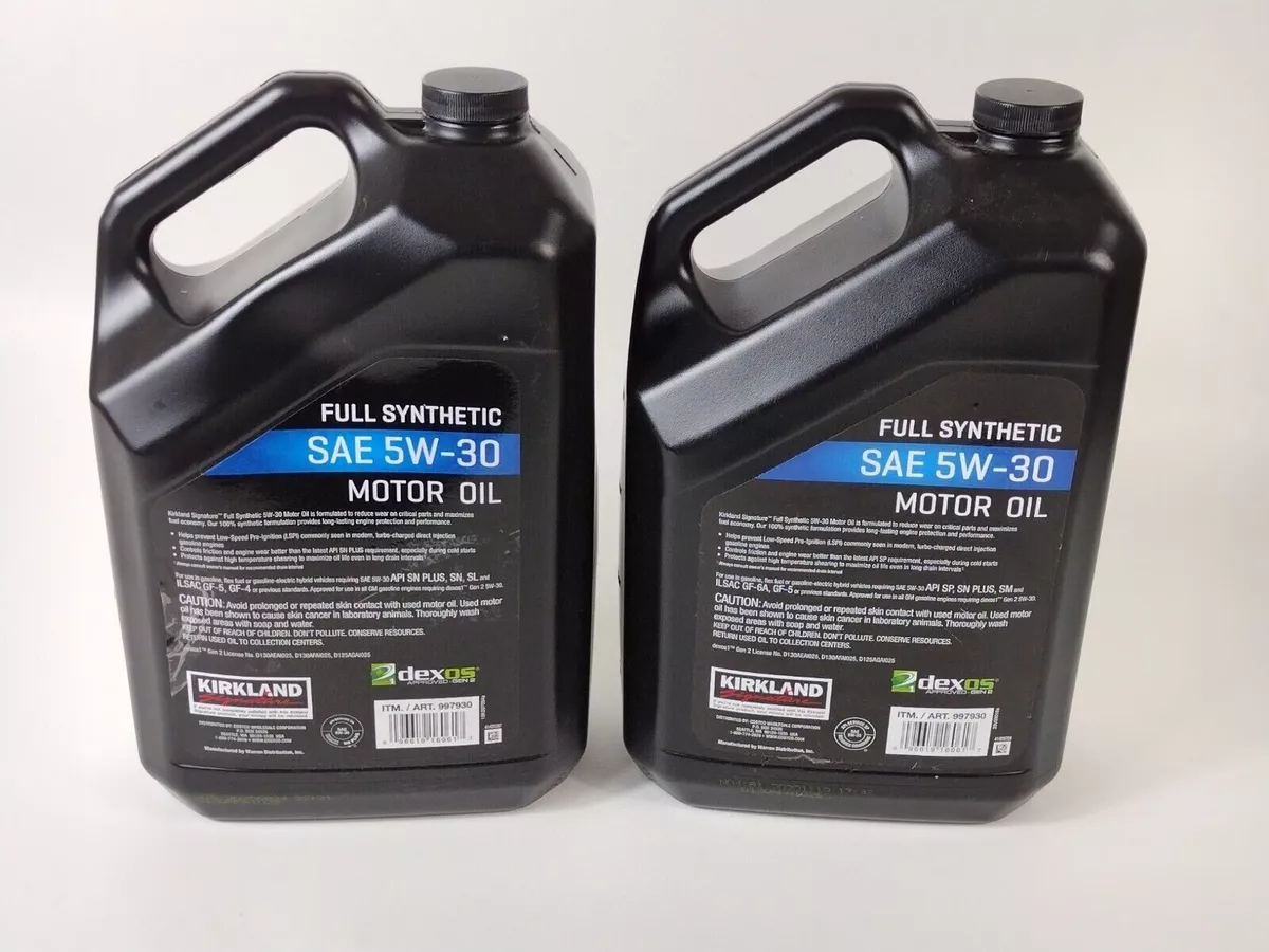 Kirkland Signature 5W 30 Full Synthetic Motor Oil 5 quart 2 pack