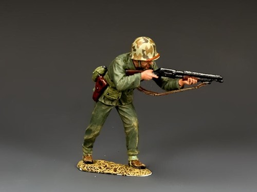 King and Country USMC036 - Shotgun Marine USMC36 Diecast bemalte Metallfigur