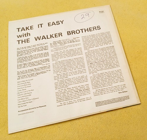THE WALKER BROTHERS " TAKE IT EASY " SENSATIONAL NEAR MINT UK ORIGINAL MONO LP - Picture 7 of 11