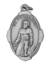 Traditional Catholic Saint Medal Saint Peregrine