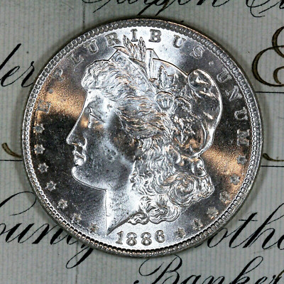 1882 O GEM BU Morgan Silver Dollar Choice Mint MS UNC - Foto 4