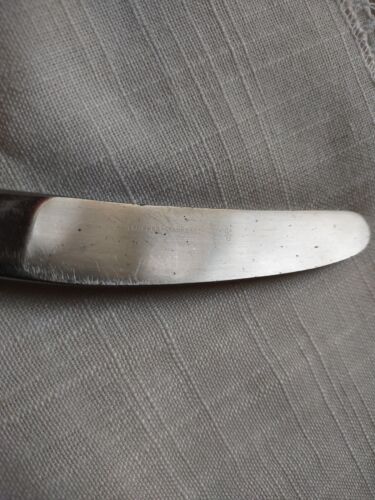 Lauffer Stainless Flatware Design One ~1~ Dinner Knife Modern Solid 7 7/8" - Picture 3 of 5