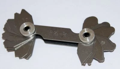 Engineers Imperial Radius Gauge - 1/32 - 1/4 (Ref: 61565651)