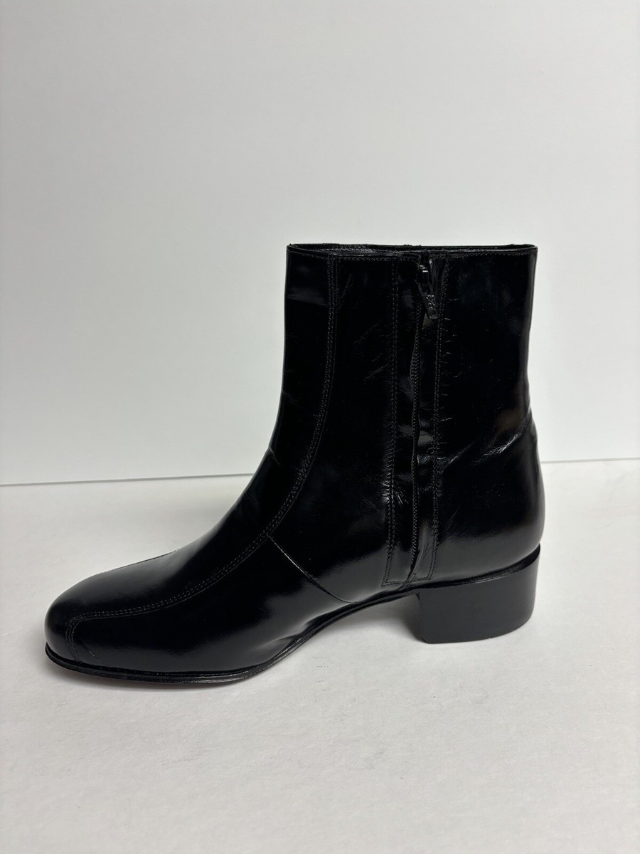 Florsheim Men's Duke Bike Toe Zipper Boot Black, Size 9 E | eBay