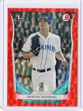 2014 BOWMAN #DP82 AUSTIN COUSINO RED ICE ROOKIE RC #131/150 - MARINERS 72615