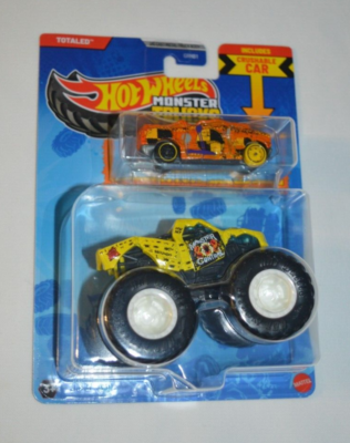 HOT WHEELS 2025 MONSTER TRUCKS - TOTALED YELLOW INCLUDES