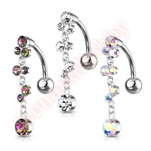 Belly button 2024 jewelry dangle