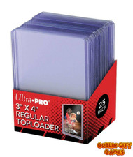 Ultra Pro 3"x4" Regular Top Loaders 25 Clear Rigid Card Holders for MTG Pokemon